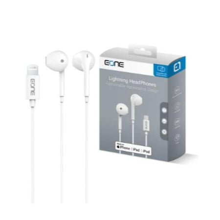 سماعة سلكيه معتمدة من ابل مدخل لايتنينغ من اي ون