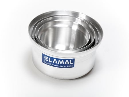 قدور المنيوم طقم 4 قطع خليجي