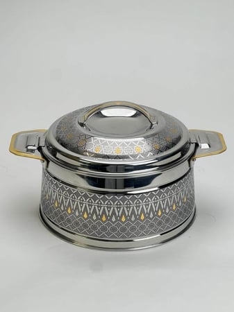 حافظات طعام هندية طقم فاخر من 3 قطع استيل من بادريق