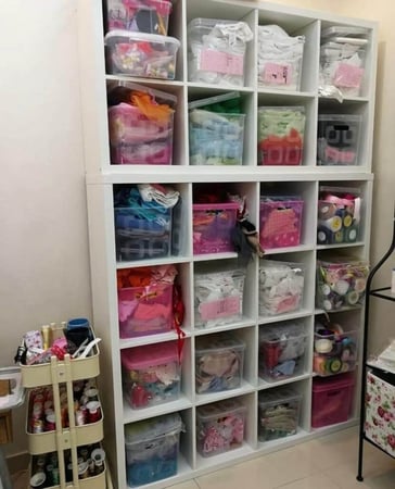 صناديق تخزين بلاستيك كبيرة سعة 20 لتر مع غطاء من كونسبت هوم