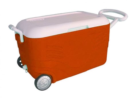 حافظه ثلج بعجلات من برنس سعة 40 لتر متعددة الألوان