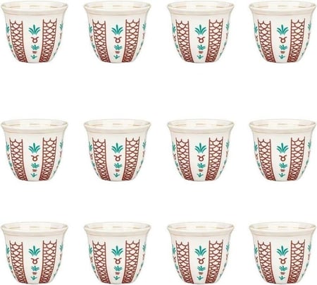 فناجيل قهوه طقم 12 قطعة