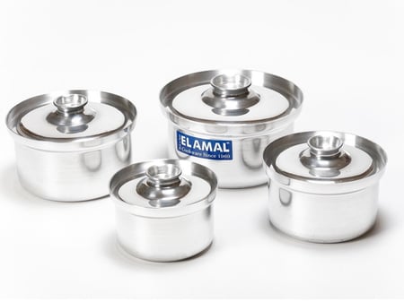 قدور المنيوم طقم 4 قطع خليجي