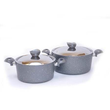 طقم قدور الجرانيت الأمل 13 قطعة