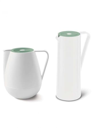 طقم ترامس قهوة وشاي عصري، سعة 1 لتر