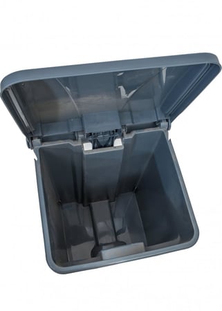 صندوق قمامة بدعاسة أرجل متعدد الأحجام