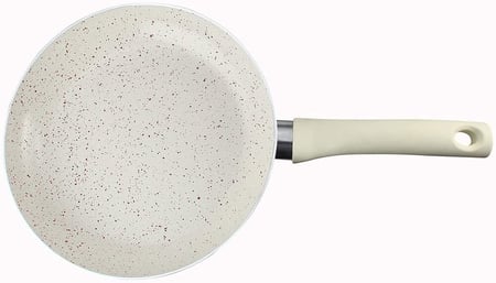 طقم قدور الجرانيت الأمل 15 قطعة لون بيج