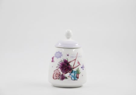 طقم سكريات وبهارات بورسلين 7 قطع