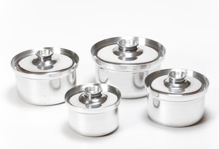 قدور المنيوم طقم 4 قطع خليجي