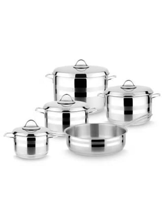 افضل نوع حلل استانلس تركي طقم 12 قطعة من توب شيف