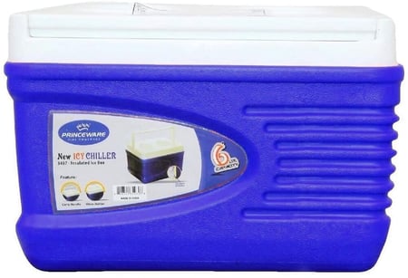 حافظة ثلج صغيرة من برنس سعة 6 لتر متعددة الألوان