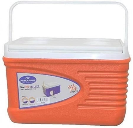 حافظة ثلج صغيرة من برنس سعة 14 لتر متعددة الألوان