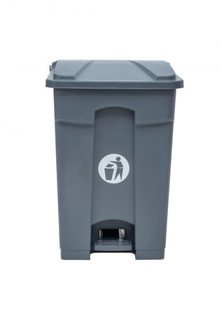 صندوق قمامة بدعاسة أرجل متعدد الأحجام