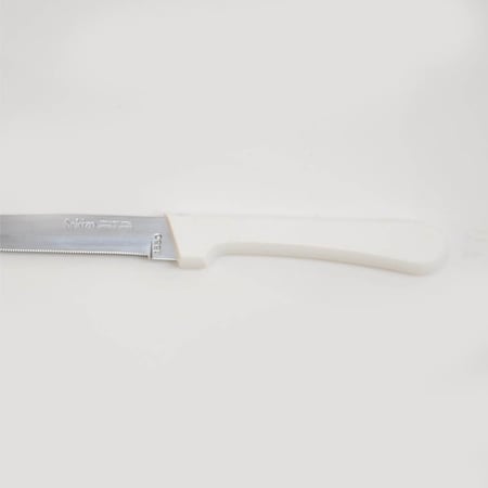 طقم سكين فاكهة منشار مقبض أبيض