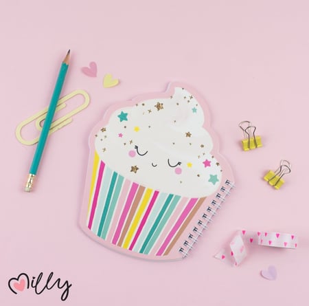 دفتر سلك كب كيك مسطر