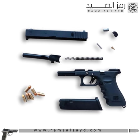 ميداليه مسدس جلوك حديد