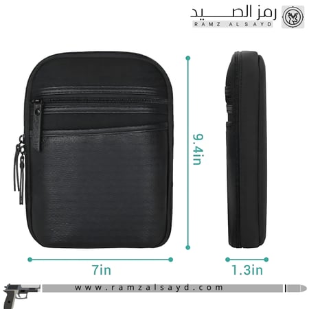شنطة مسدس 9 ملم + 2 مخزن