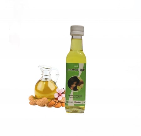 زيت اللوز المر للجسم -180 م تقريبًا