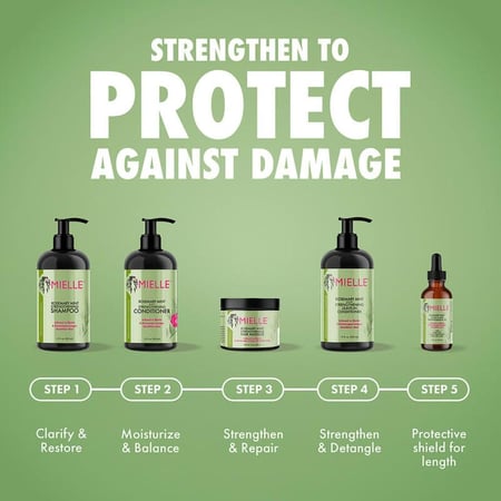 ميلي بلسم مقوي الشعر مزيج اكليل الجبل والنعناع 355 مل