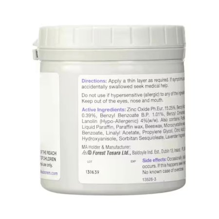 سودوكريم مطهر ومهدئ لعلاج التهابات الجلد وطفح الحفاضات - 250 جرام