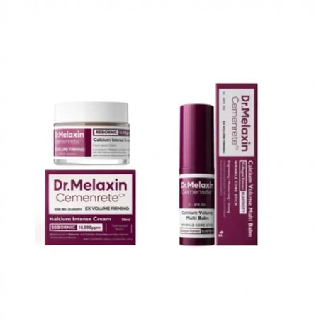 مجموعة مكافحة التجاعيد وشد البشرة – كريم Dr.Melaxin Calcium + بلسم الخطوط