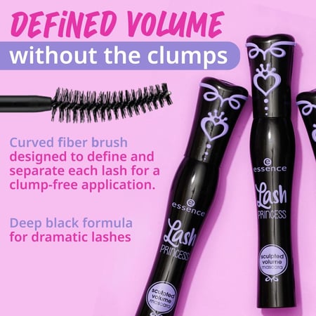 ماسكارا Lash Princess لرموش مصقولة وكثيفة من إيسنس - 12 مل