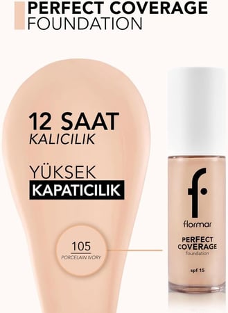 كريم أساس بيرفكت كوفرج من فلورمار، 105