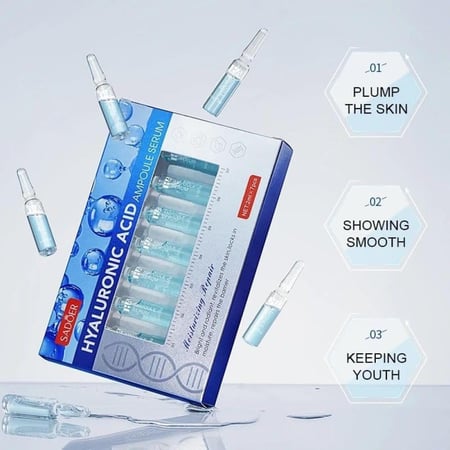 سيروم ترطيب عميق وتجديد البشرة 7 أمبولات