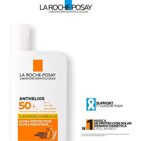 واقي شمس انثيليوس فلويد غير مرئي +50 من لاروش بوزيه - 50 مل