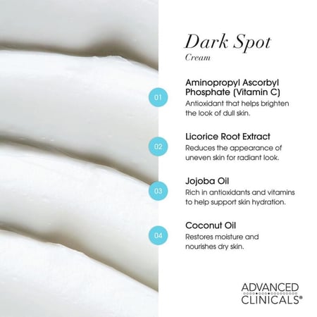 كريم لعلاج البقع الداكنة وتوحيد لون البشرة من شركه ادفانسد كلينيكالز