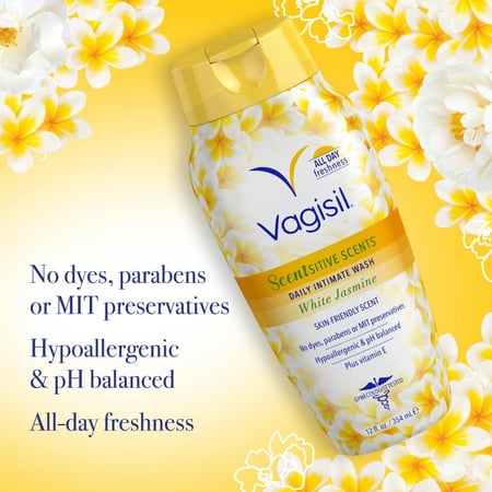 غسول للمناطق الحساسة بخلاصة الياسمين الأبيض 354 مل - فاجيسيل