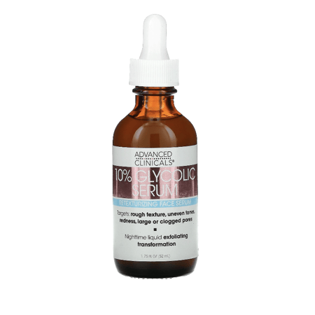 مصل تقشير الجليكوليك المتقدم + علاج حمض الساليسيليك. تركيبة لطيفة مع حمض الجليكوليك بنسبة 10٪ تستهدف الخطوط الدقيقة والمسام الكبيرة والبقع العمرية. 1.75 فلوريدا أوقية. دكتور جلدية د. 100٪ جمال نظيف