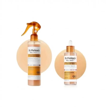 مجموعة تقشير وتفتيح البشرة بالكوجيك – Dr.Melaxin Peel Shot Kojic Acid Set