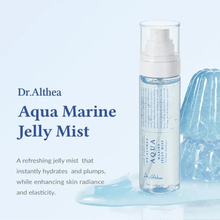 بخاخ Dr. Althea Aqua Marine Jelly Mist – مرطب ومنعش للبشرة بحمض الهيالورونيك