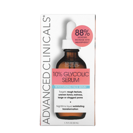 مصل تقشير الجليكوليك المتقدم + علاج حمض الساليسيليك. تركيبة لطيفة مع حمض الجليكوليك بنسبة 10٪ تستهدف الخطوط الدقيقة والمسام الكبيرة والبقع العمرية. 1.75 فلوريدا أوقية. دكتور جلدية د. 100٪ جمال نظيف