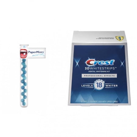 مجموع الاسنان لصقات كريست للتبيض ثلاثية الابعاد