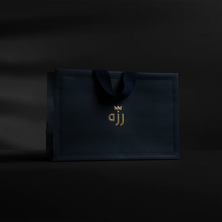 خاتم ملكي مخالب فضه عيار 925 - اسود معرق