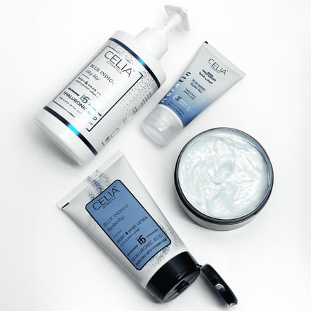 مجموعة الترطيب بـ النيلة الزرقاء