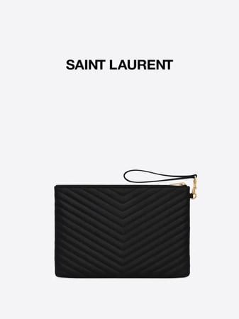 باوتش سان لوران ysl | أسود