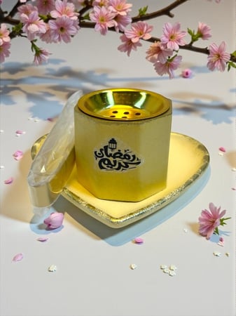طقم مبخره بديكور  ( رمضاني )