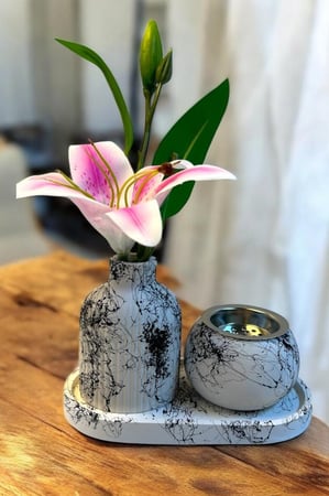 طقم كونكريت ٣ قطع ( بتكنيك الرش )