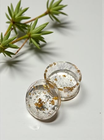 علبه ريزن ورق ذهب