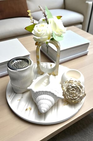 طقم ضيافه واستقبال كونكريت 6 قطع