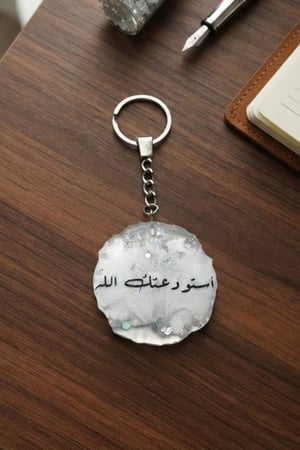 ميدالية متعرجه  بالاسم + حرف  ( الالوان حسب الطلب )