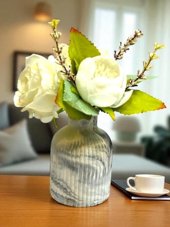 طقم استقبال وضيافه رخامي 6 قطع