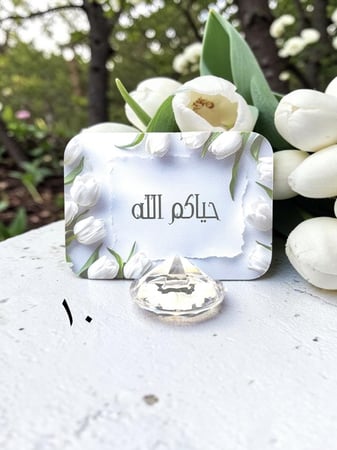 كروت ضيافه ومشروبات ترحيبيه ( السعرللحبه بدون القاعده )