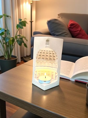 حامل شمعه  فخم ( بدون الشمعه)