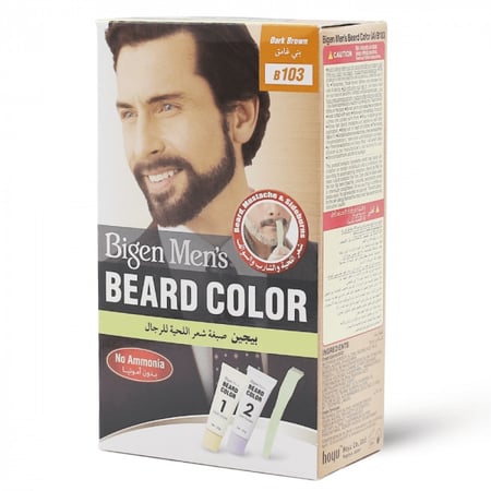 بيجن صبغة اللحية للرجال باللون البنى الغامق بى 103 - 1 عبوة