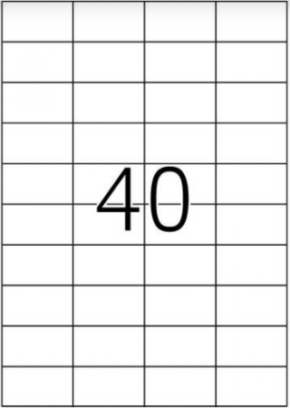ورق لاصق متعدد الاستخدامات29.7*52.5, 100ورقة ,4000 قطعة