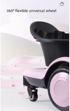 سيارة أطفال كهربائية رائد فضاء ، محركين 6V ريموت تحكم وإضاءة LED وشيلات عربية،  C22L، Leno